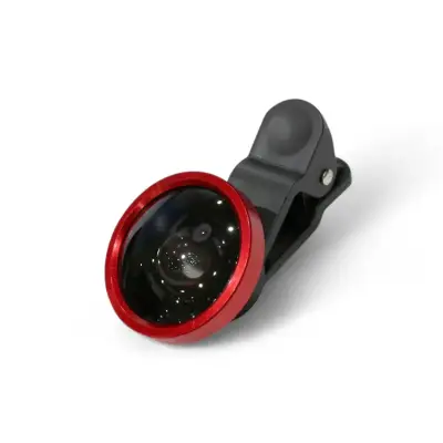 Lente ojo de pez para smartphone con clip - miniatura 1