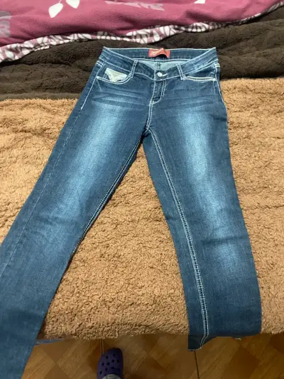 Jeans skinny azul para mujer Arizona - miniatura 1