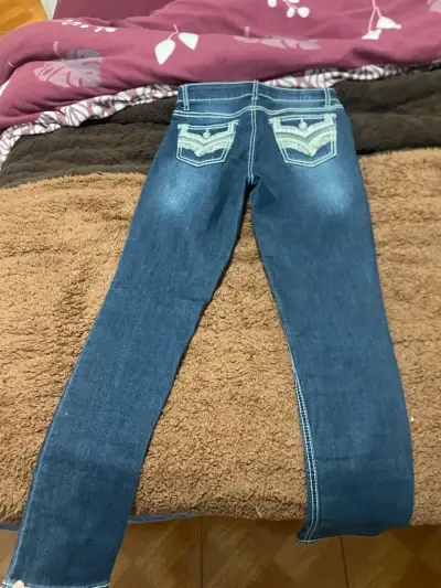 Jeans skinny azul para mujer Arizona - miniatura 2