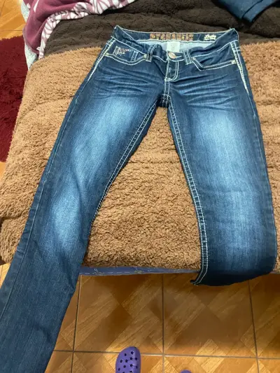 Jeans azul oscuro Hydraulic para mujer - miniatura 1