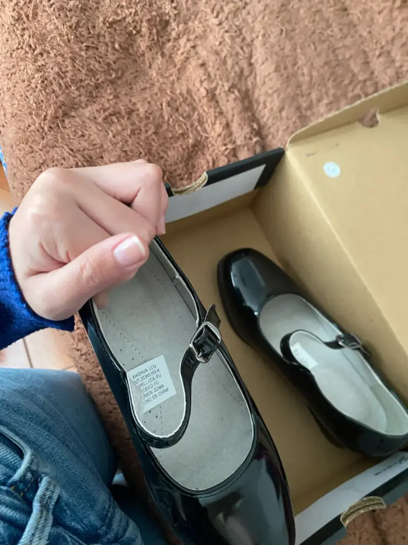 Zapatos de charol negros para niña talla 32 - 2