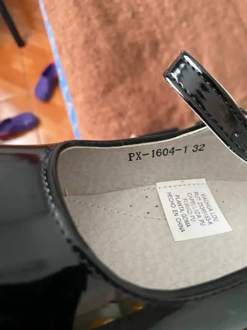 Zapatos de charol negros para niña talla 32 - 3