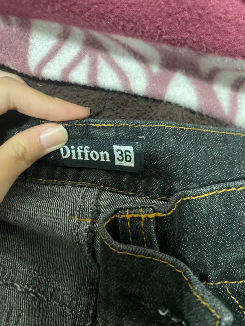 Pantalones cargo de mezclilla Diffon talla 36 - 2