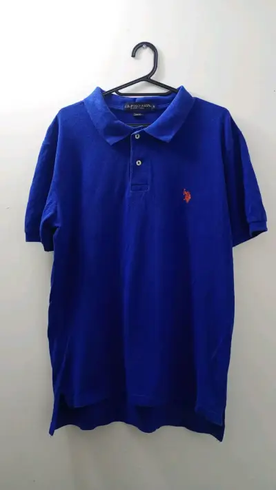 Polera Polo Azul U.S. Polo Assn Talla S - miniatura 1