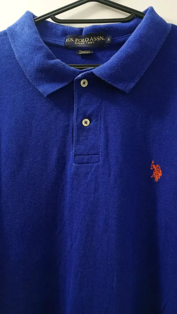 Polera Polo Azul U.S. Polo Assn Talla S - 3