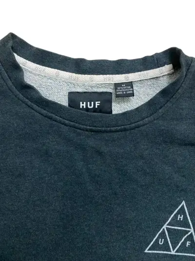Polerón negro HUF con diseño gráfico - miniatura 3