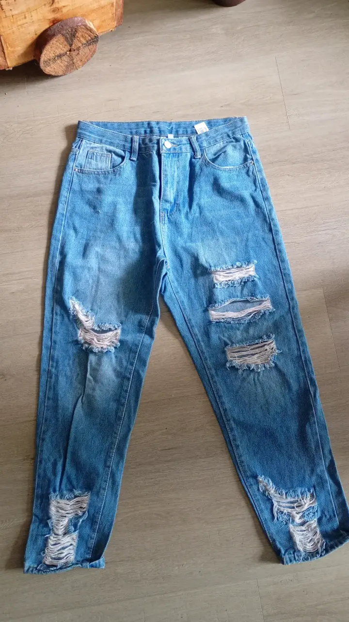 Jeans desgastados para mujer Mossimo - 1
