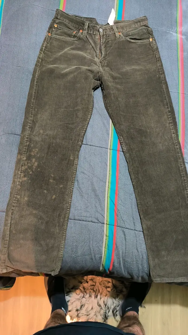Jeans Levi's 505 Verde Oliva Talla 31 - 1