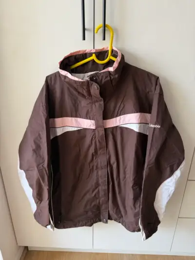 Chaqueta Columbia para mujer marrón y rosa - miniatura 1