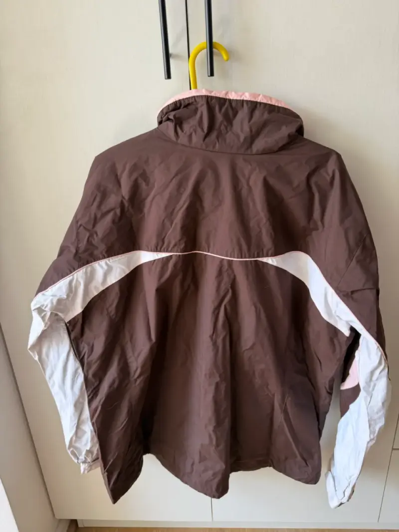 Chaqueta Columbia para mujer marrón y rosa - 3
