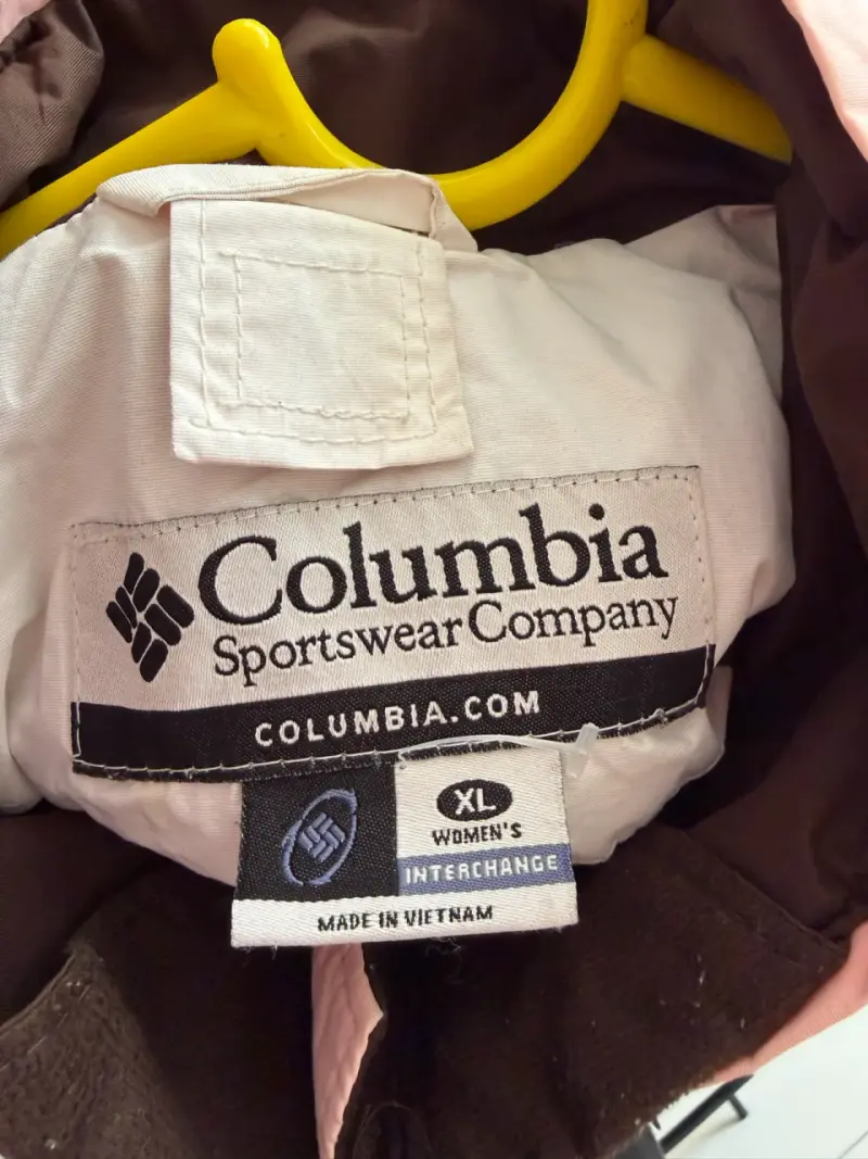Chaqueta Columbia para mujer marrón y rosa - 4