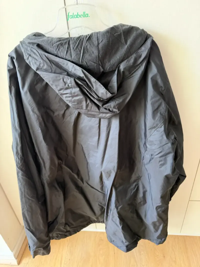 Chaqueta impermeable Columbia negra talla 3X - 2