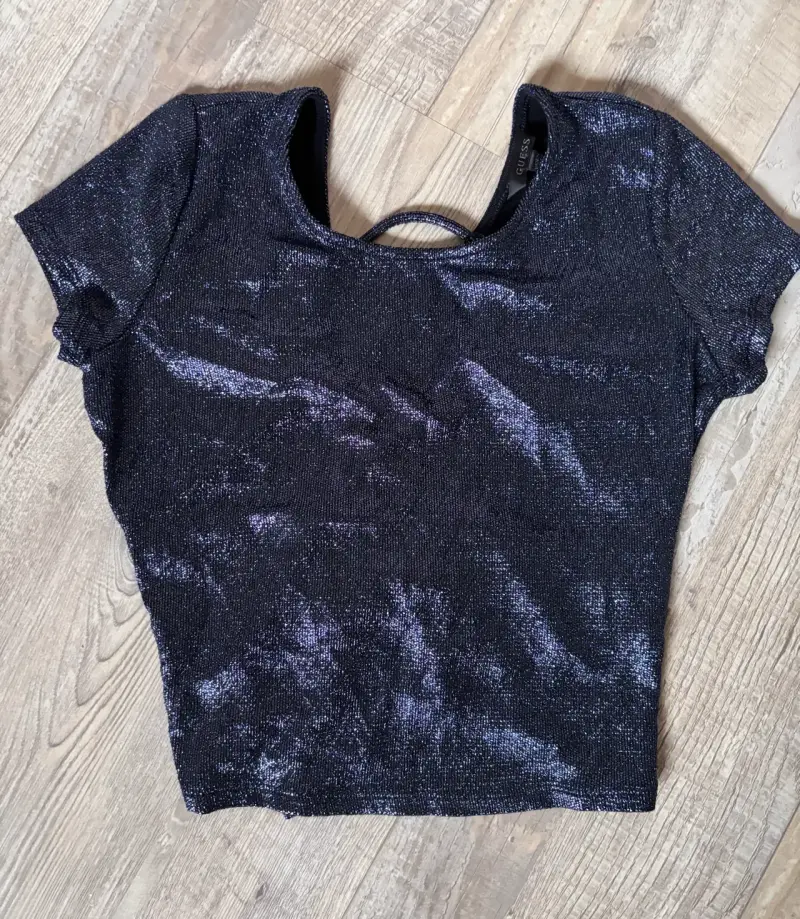 Top corto brillante Guess - 1