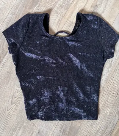 Top corto brillante Guess - miniatura 1