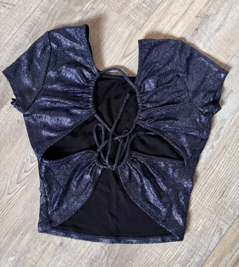 Top corto brillante Guess - 2