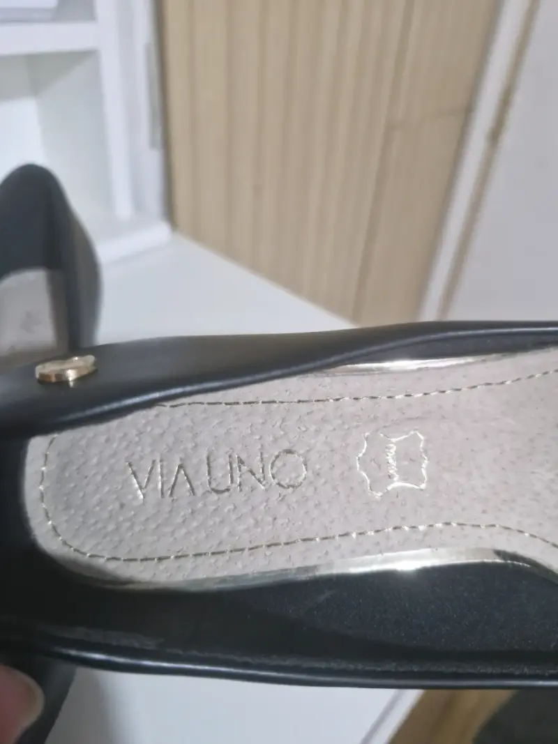 Zapatos de Tacón Negro Via Uno Elegantes - 2