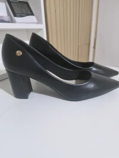 Zapatos de Tacón Negro Via Uno Elegantes - miniatura 5