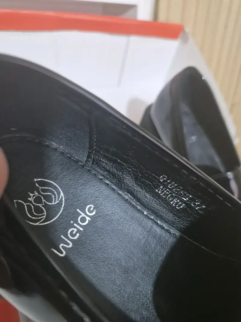 Zapatos de charol negro Weide con plataformas - 3