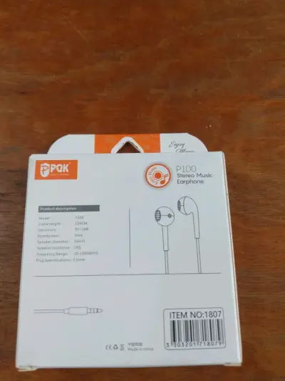 Auriculares estéreo POK P100 con micrófono - miniatura 2