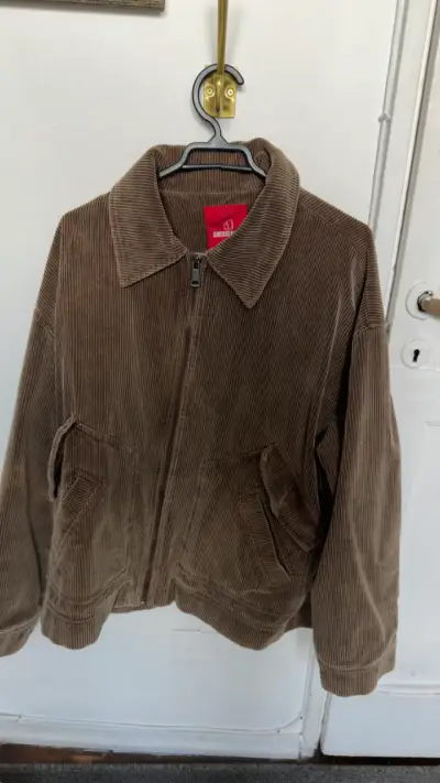 Chaqueta de pana marrón  para mujer - miniatura 2
