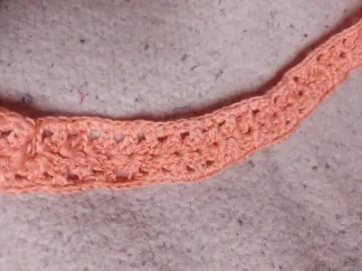 Bolso tejido a crochet damasco - miniatura 3