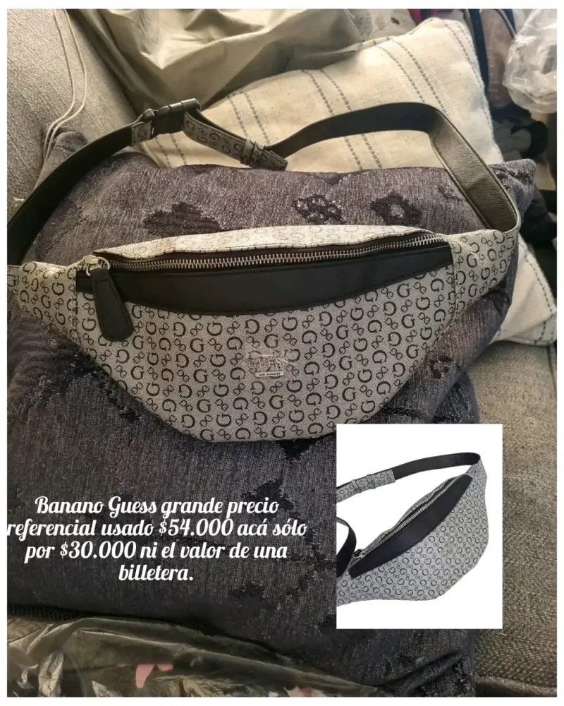Riñonera Guess con estampado monograma - 5