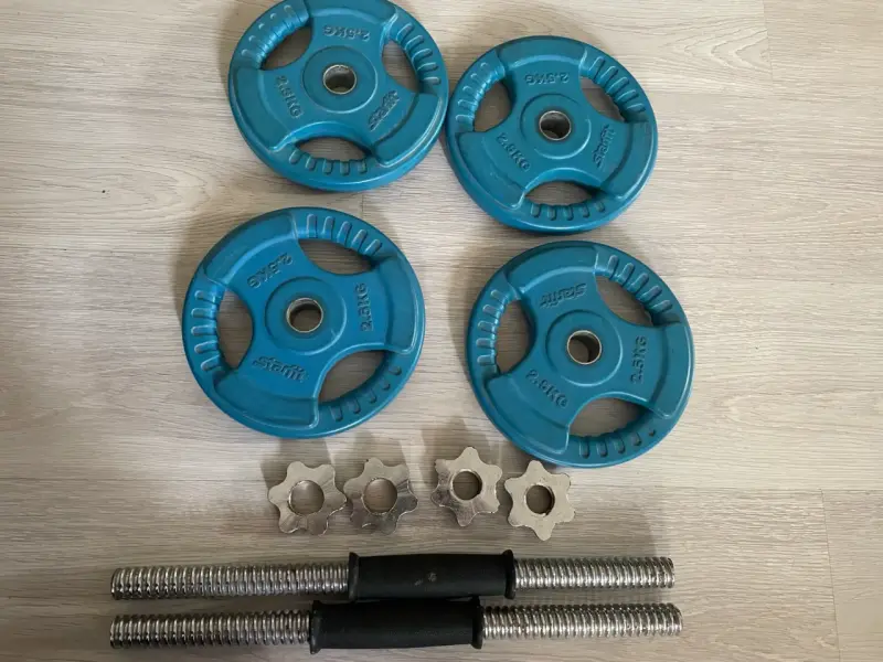 Set de Mancuernas con Discos 2.5kg Starfit - 1
