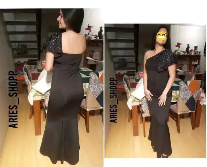 Vestido largo ajustado con estampado animal print - 2