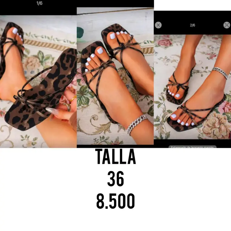 Zapatos planos camuflados talla 36 - 2