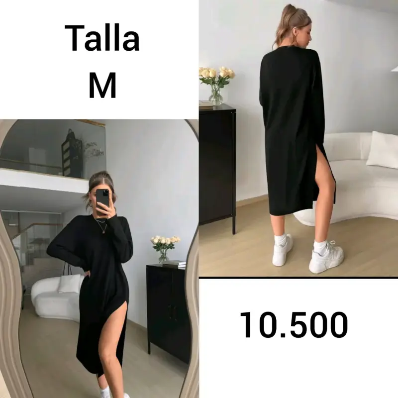 Vestido ajustado con diseño geométrico talla M - 5
