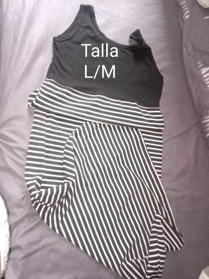 Vestido casual sin mangas talla M - 4