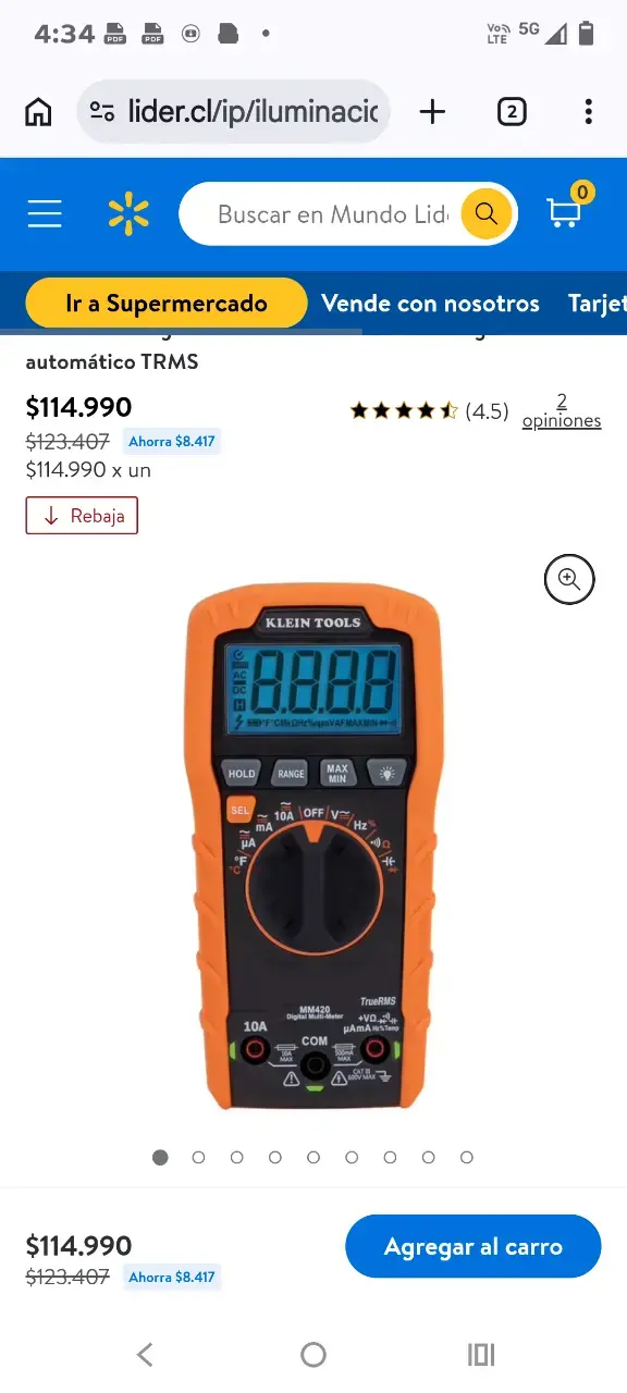 Multímetro Digital Klein Tools MM420 TrueRMS - 3