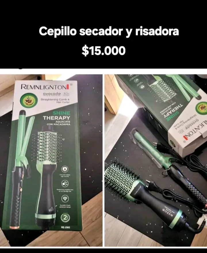 Cepillo Secador y Risadora Remington Shine Therapy - 2