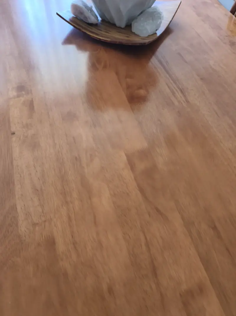 Juego de comedor de madera con 6 sillas - 2