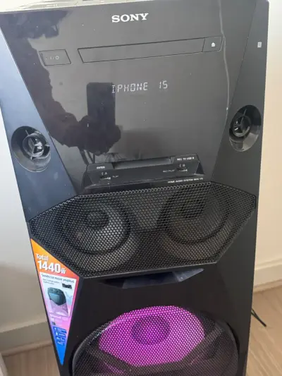 Sistema de sonido  Sony MHC-V5  con 1440W y Bl - miniatura 4