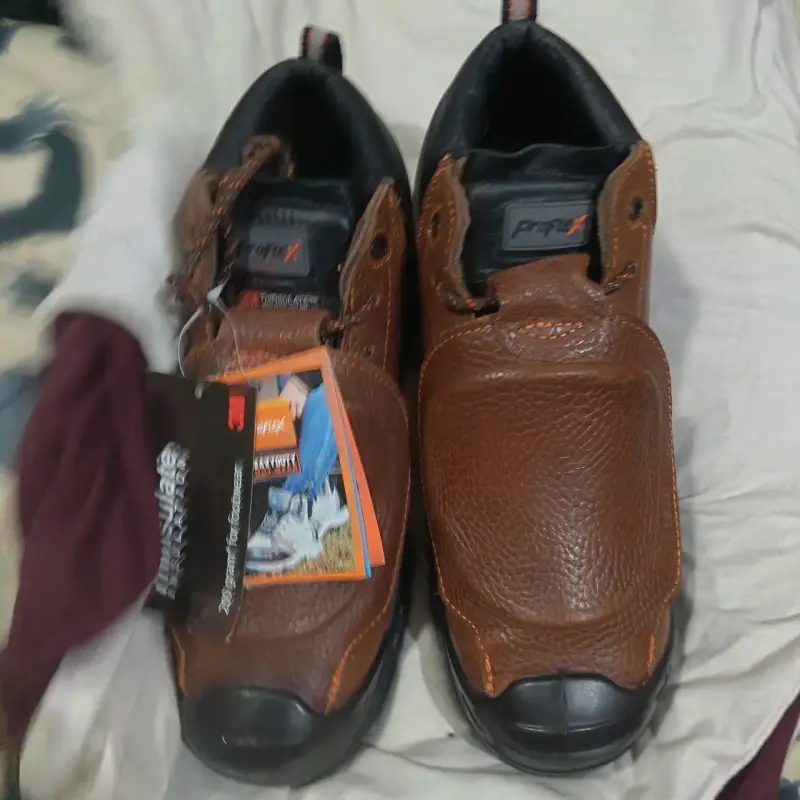 Zapatos de seguridad ProFlex marrones con puntera reforzada - 1