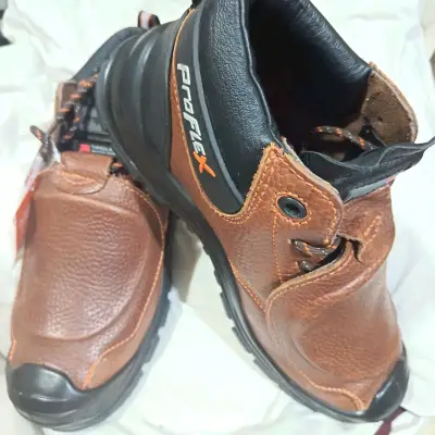 Zapatos de seguridad ProFlex marrones con puntera reforzada - miniatura 4