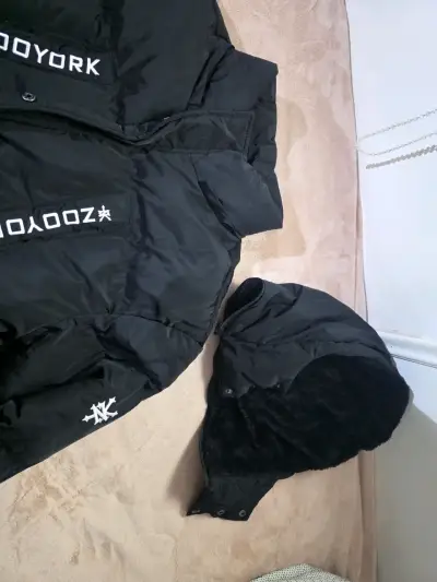 Parka negra Zoo York con capucha Nueva - miniatura 5