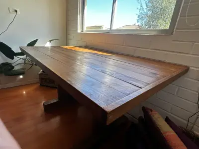 Mesa de Madera Rústica para Comedor - miniatura 3