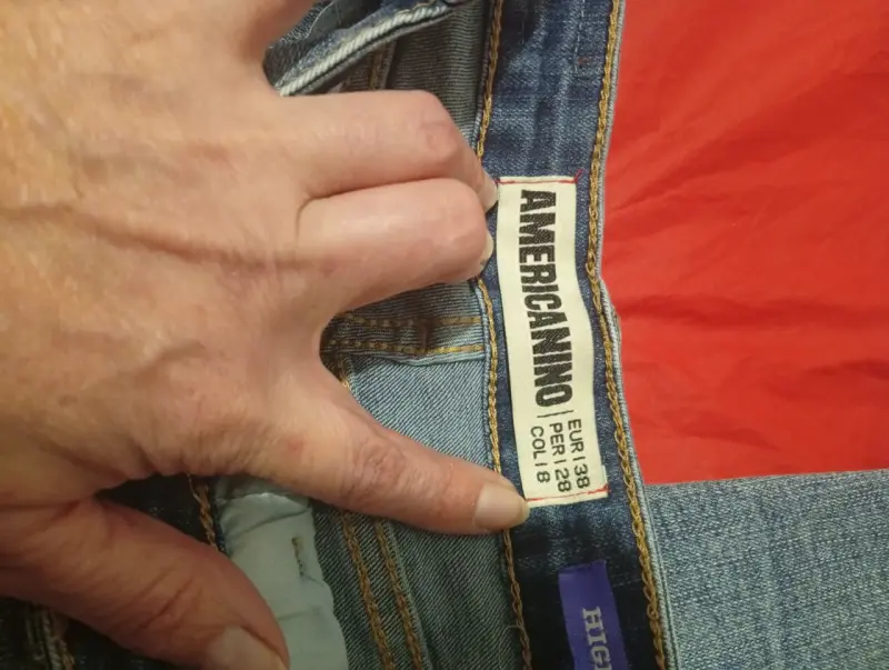 Jeans Americano Talla 38 Azul Claro - 3