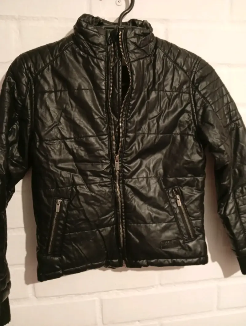 Chaqueta acolchada negra para hombre - 1