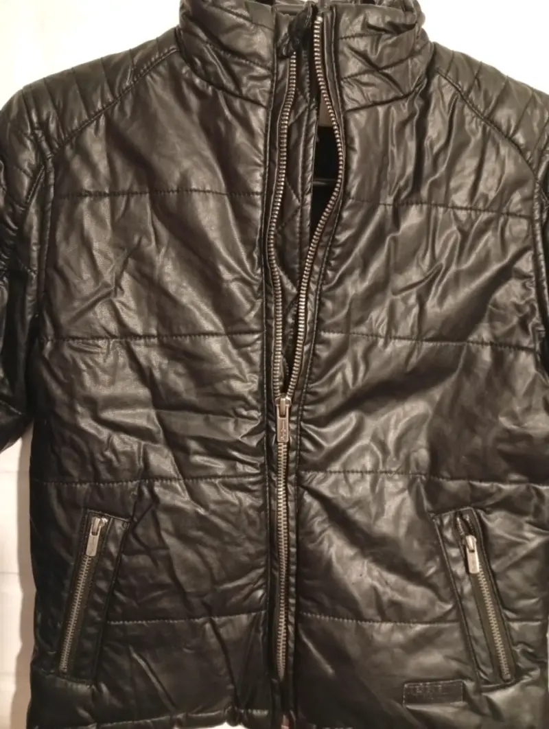 Chaqueta acolchada negra para hombre - 3