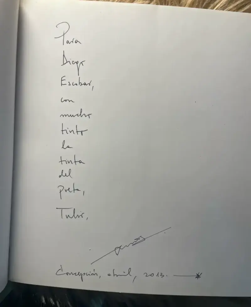 Libro 'Tinta de Poeta' de Tulio Mendoza Belio - 2