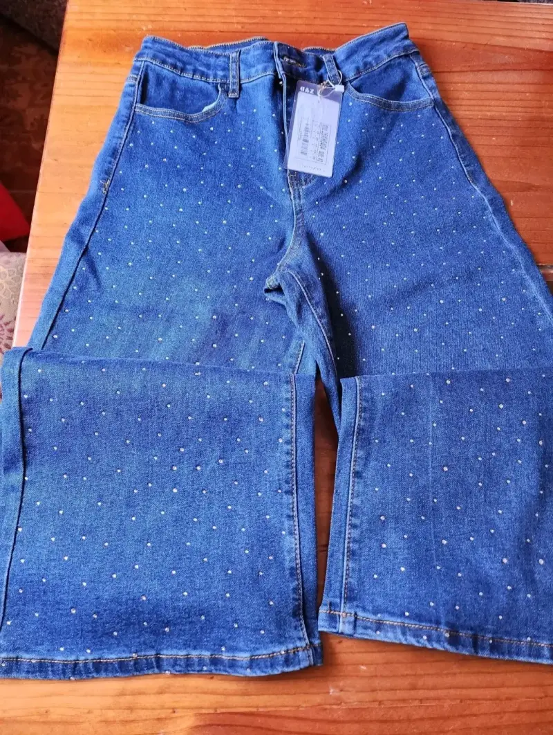 Jeans de mujer con detalles brillantes talla 36 - 6