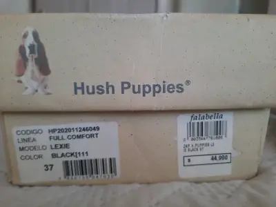 Zapatos de tacón bajo Hush Puppies negros - miniatura 5