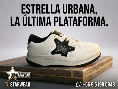 Zapatillas Urbanas TL Starwear Blancas - miniatura 1