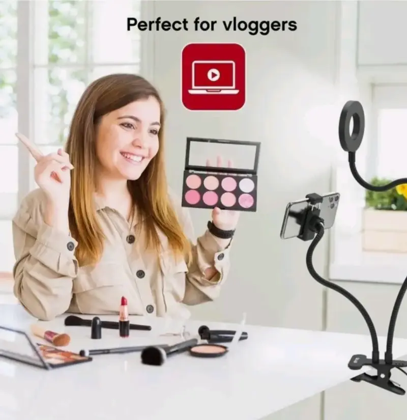 Kit de luz de anillo flexible para smartphone Vivitar - 4