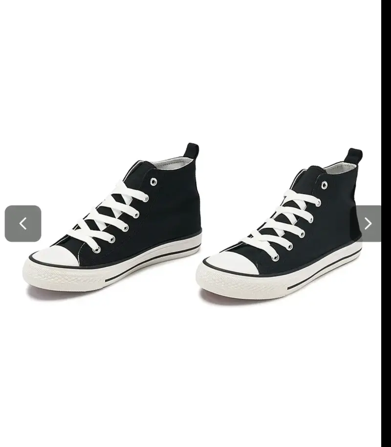 Zapatillas negras de lona Mujer Urbanas TALLA37/38 - 1