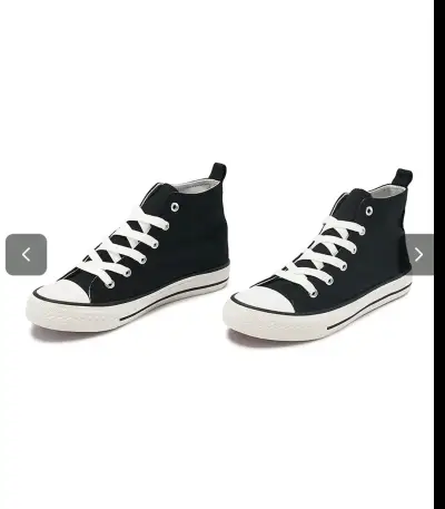 Zapatillas negras de lona Mujer Urbanas TALLA37/38 - miniatura 1