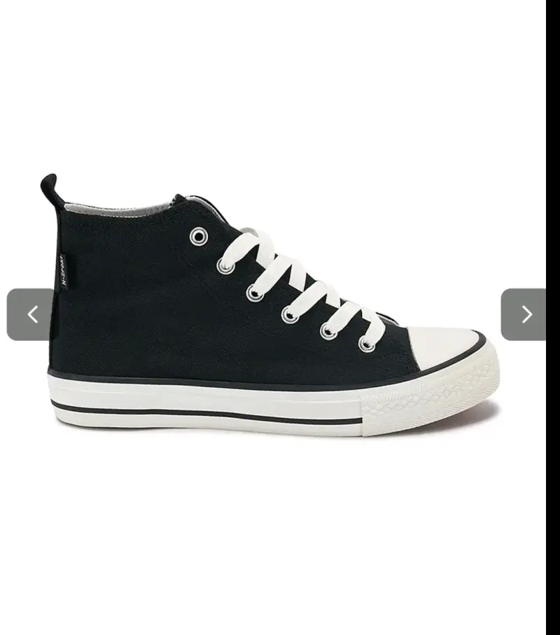 Zapatillas negras de lona Mujer Urbanas TALLA37/38 - 2